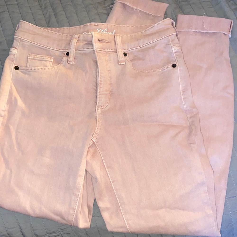 Pink Universal Thread Mid Rise Skinny Jeans